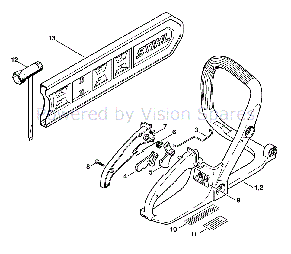 Stihl Ms170 Chainsaw Parts Diagram - General Wiring Diagram