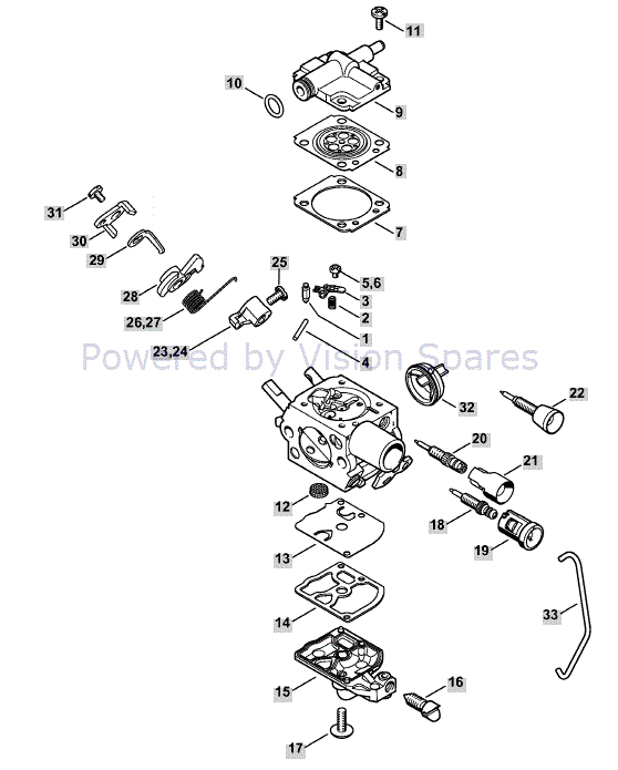 Stihl Ms201t Parts Diagram