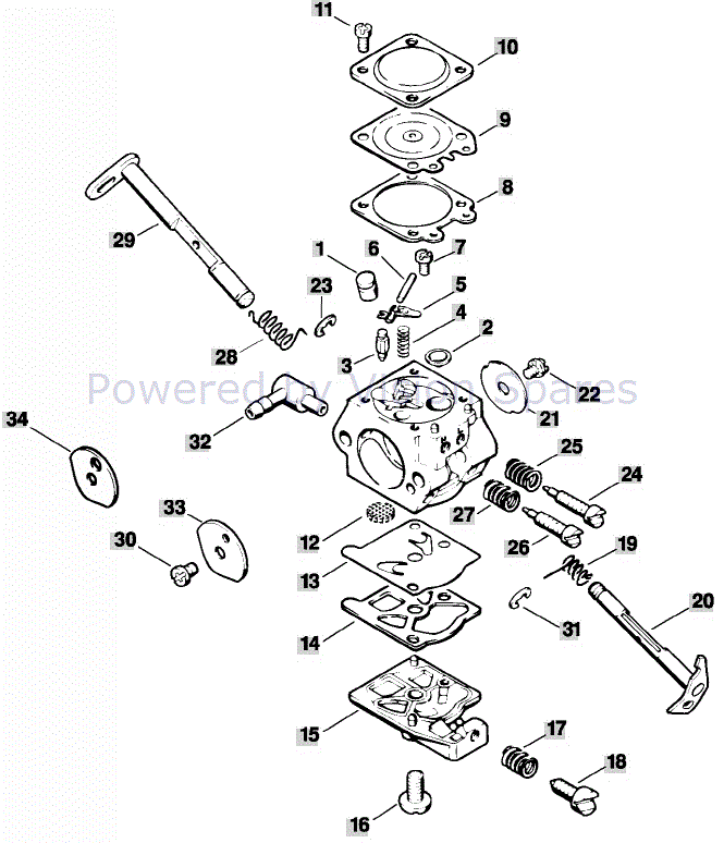 Stihl Ms 230 Chainsaw Ms230c Parts Diagram Carburetor Wt 215 Wt286a