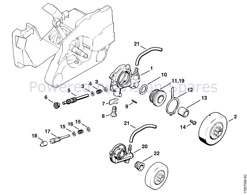 Stihl 026 Chainsaw Parts List And Diagram