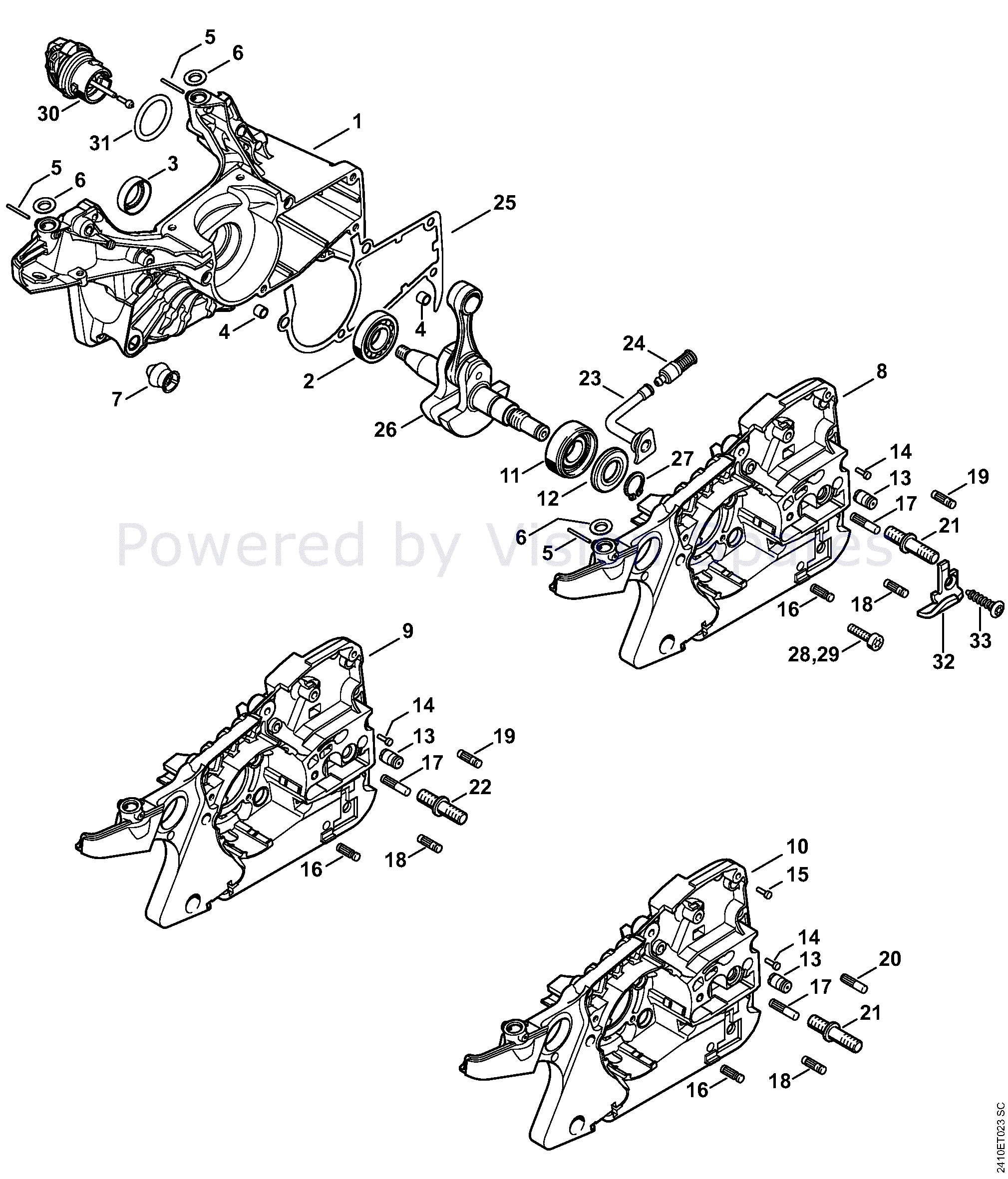 john deere chainsaw parts diagram