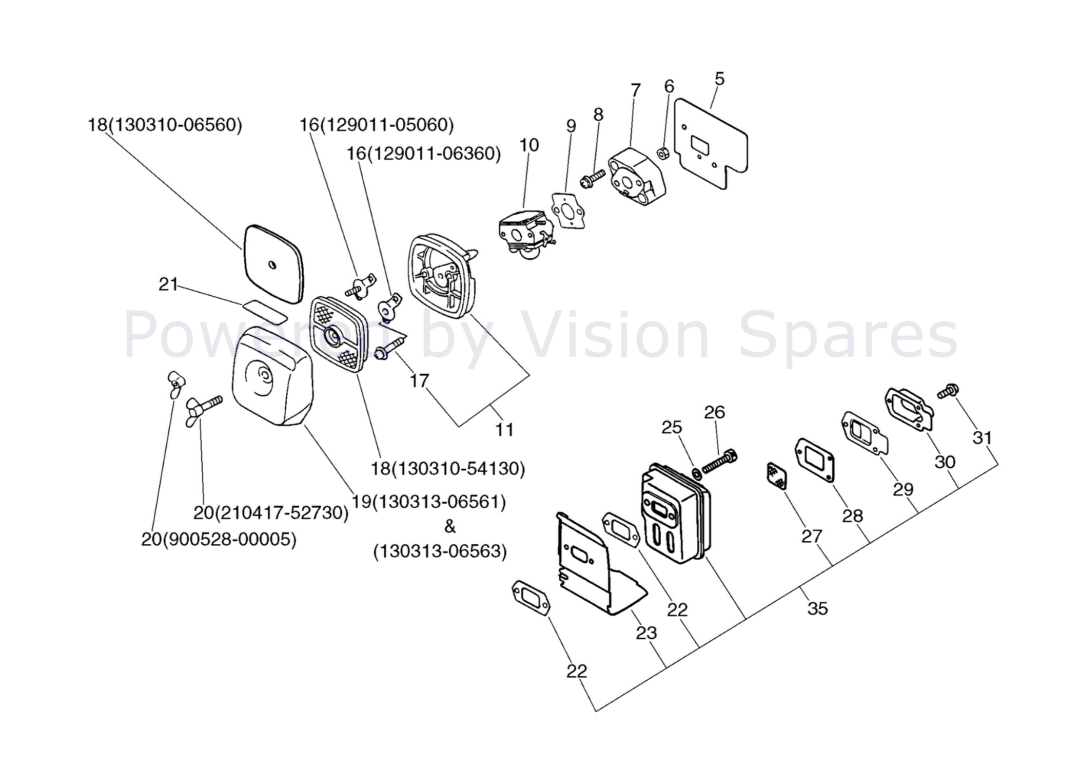 Echo ES1000 (ES1000) Parts Diagram, Page 3