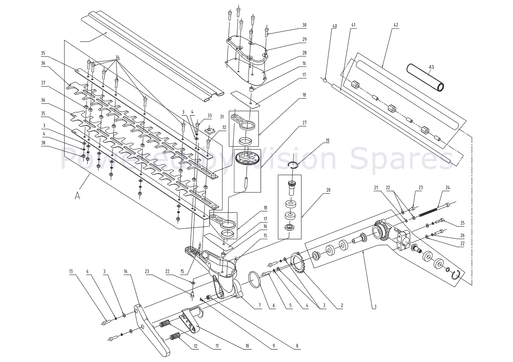 Mitox hedge online cutter