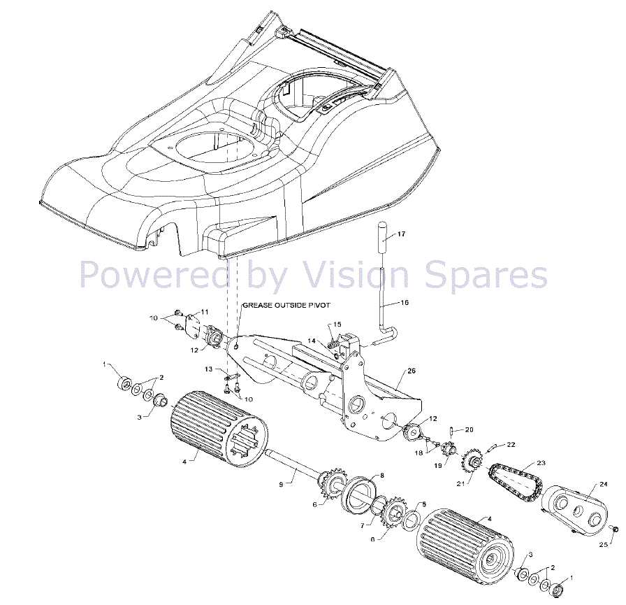 Hayter Harrier 48 Cinghia Trasmissione 480063 HA480063 480 481 485 486 - Foto 6