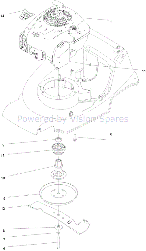 Hayter harrier 41 discount engine