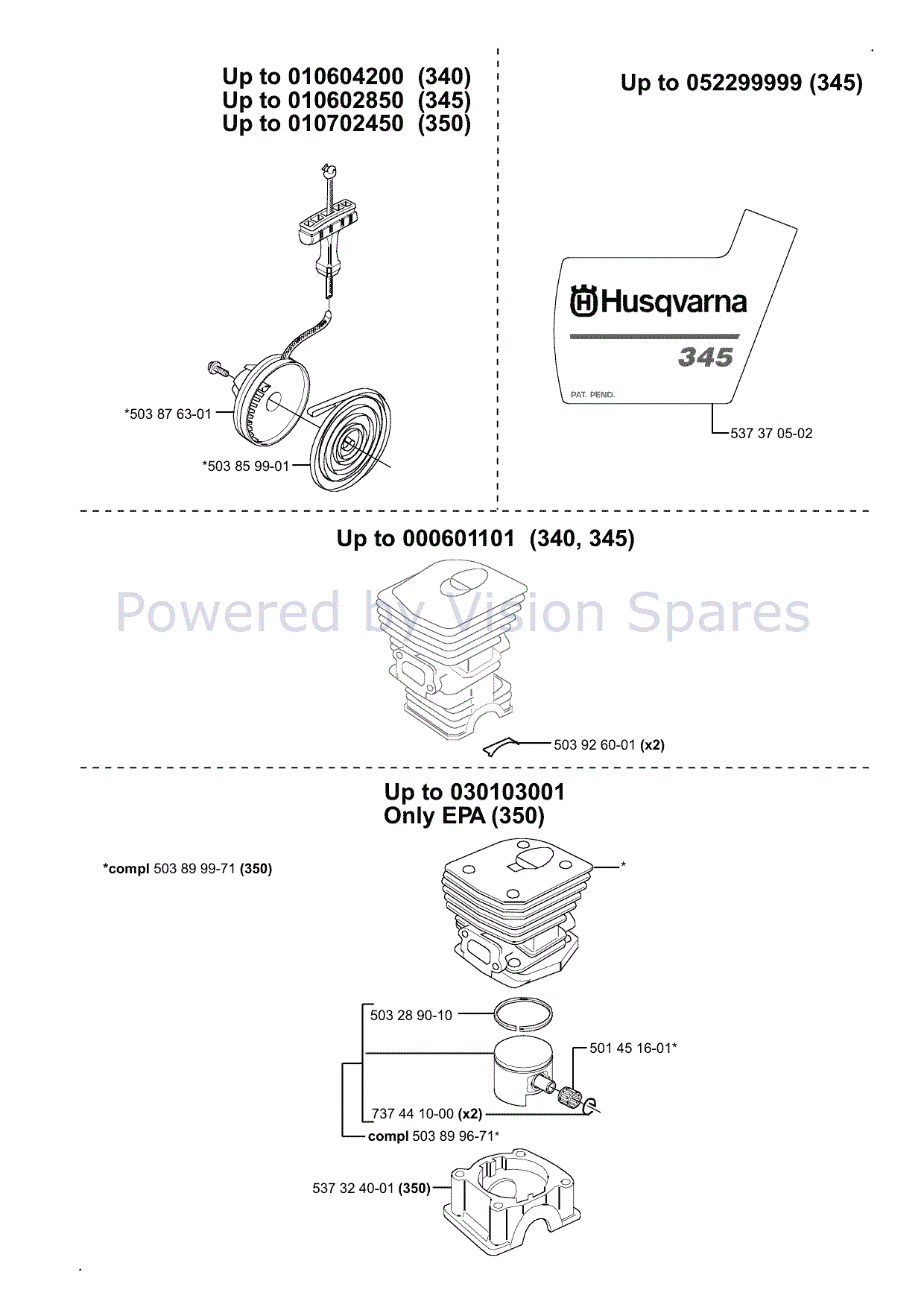 husqvarna 340 chainsaw 2006 parts diagram page 15 rh diyspareparts com  Husqvarna 340 Chainsaw Specifications Husqvarna