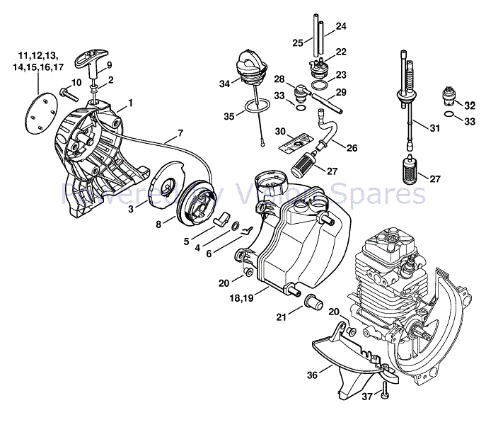 Stihl Fs 110 Parts Diagram - Wiring Diagram