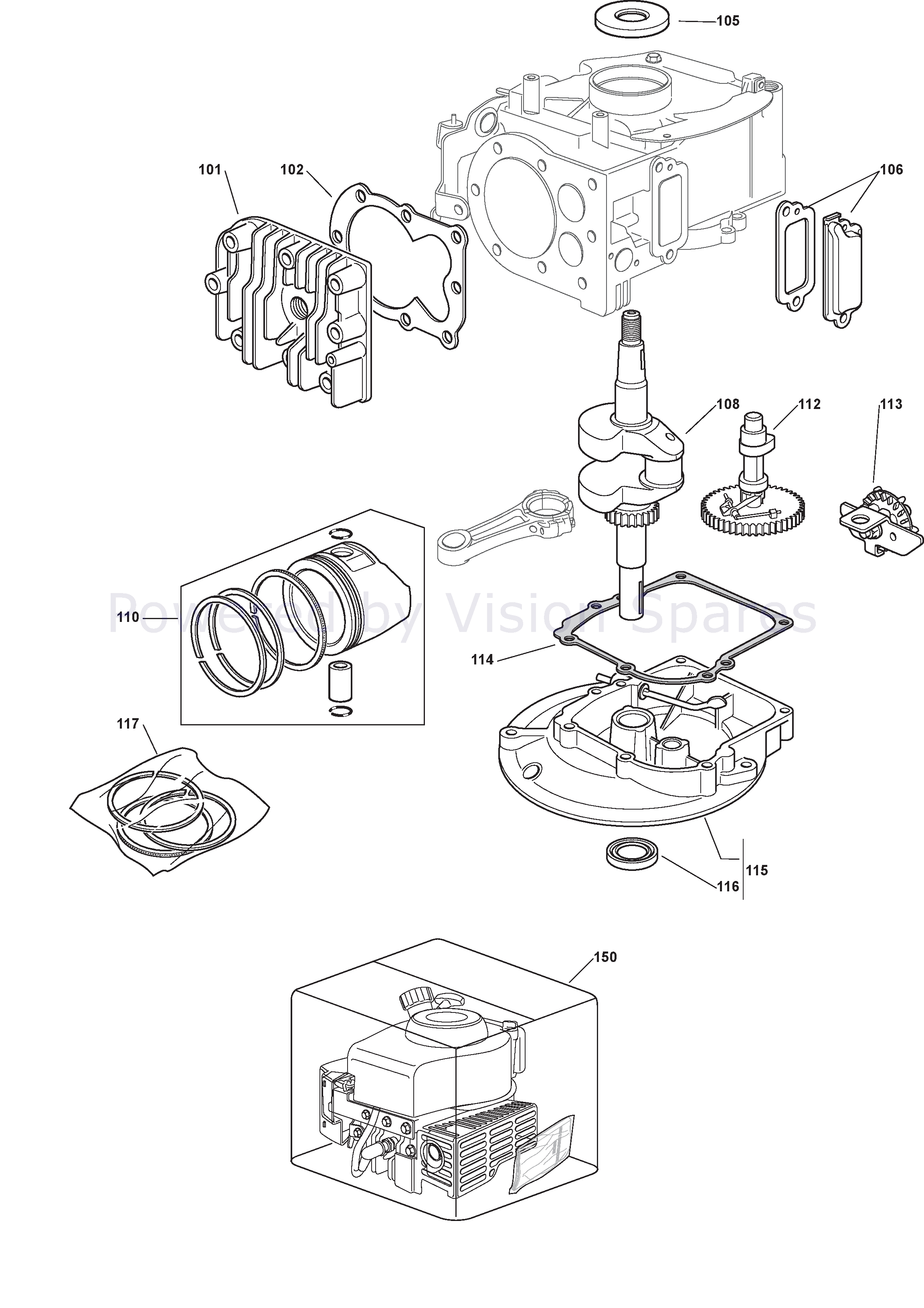 Mountfield RM45 2011 2011 Parts Diagram M150