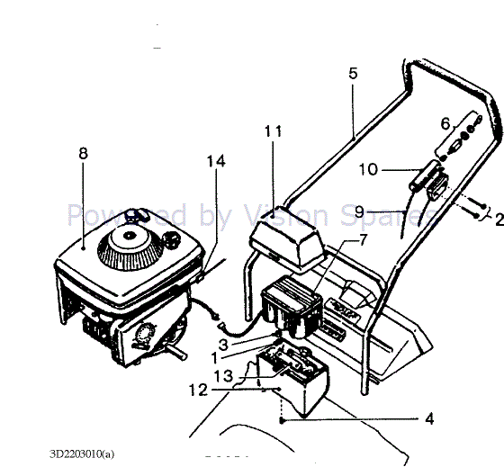 Hayter harrier best sale 48 electric start