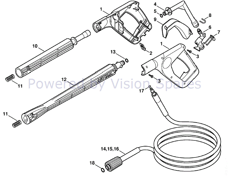 Pressure Washer Gun Parts Diagram Wiring Site Resource