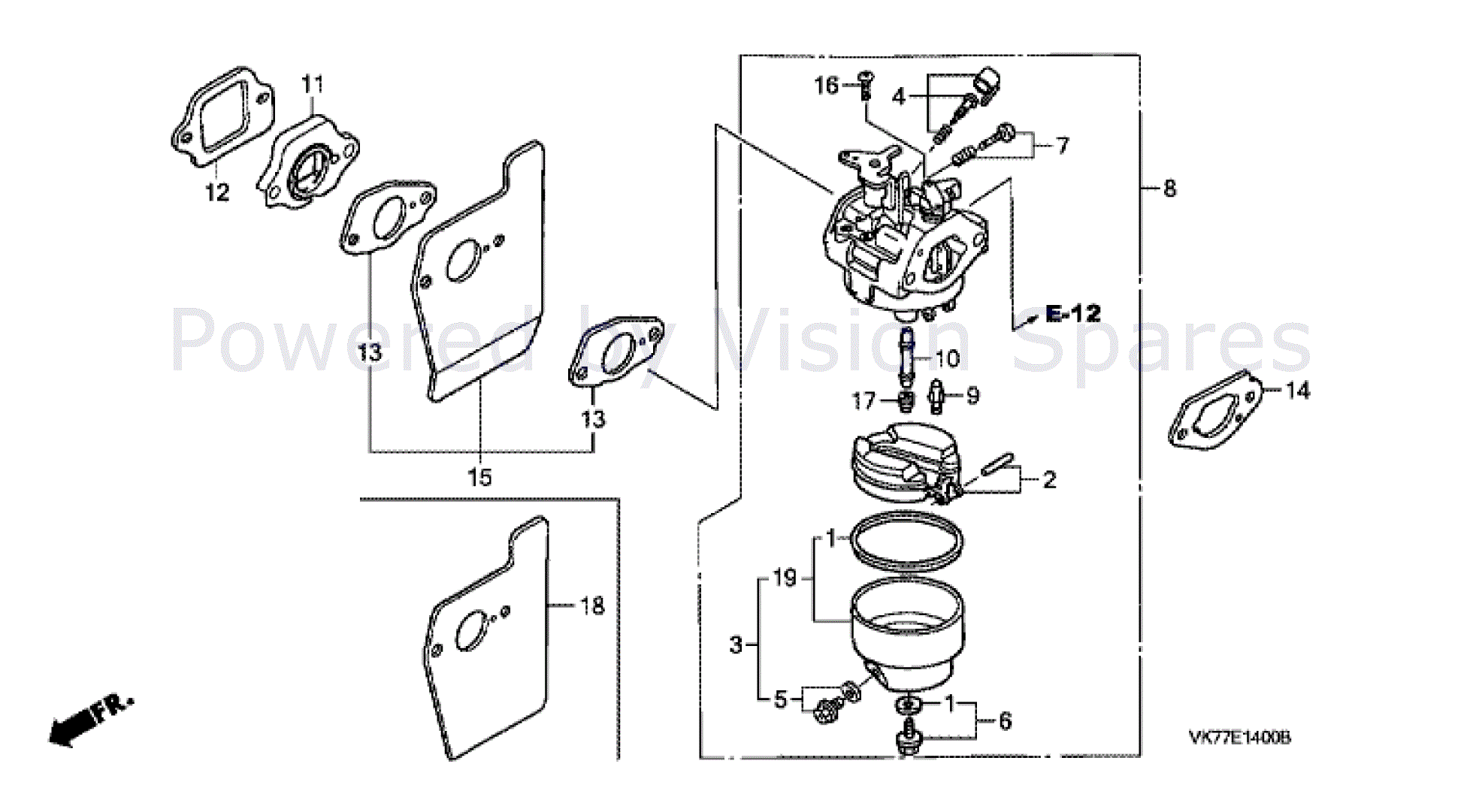 Honda HRX 426 SX Lawnmower HRX426C SXE MATF Parts Diagram