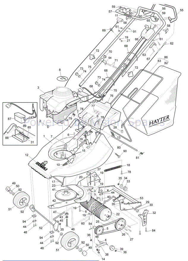 Hayter Spare Parts Lawn Mower Reviewmotors.co