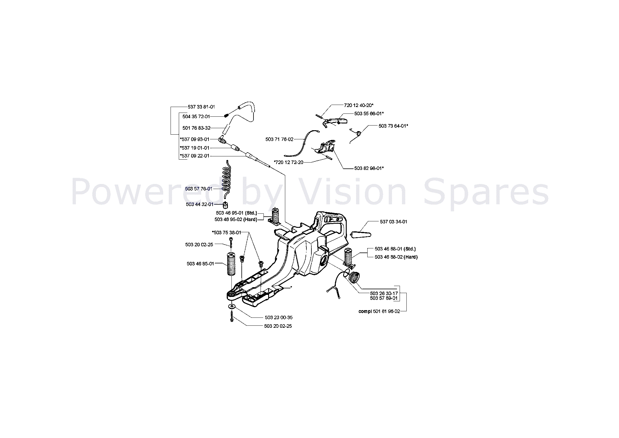 Husqvarna 395XP Chainsaw (2003) Parts Diagram, Page 10