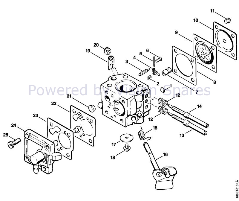 Stihl 032 AV Chainsaw (032AVEZ) Parts Diagram, Carburetor HU-51C