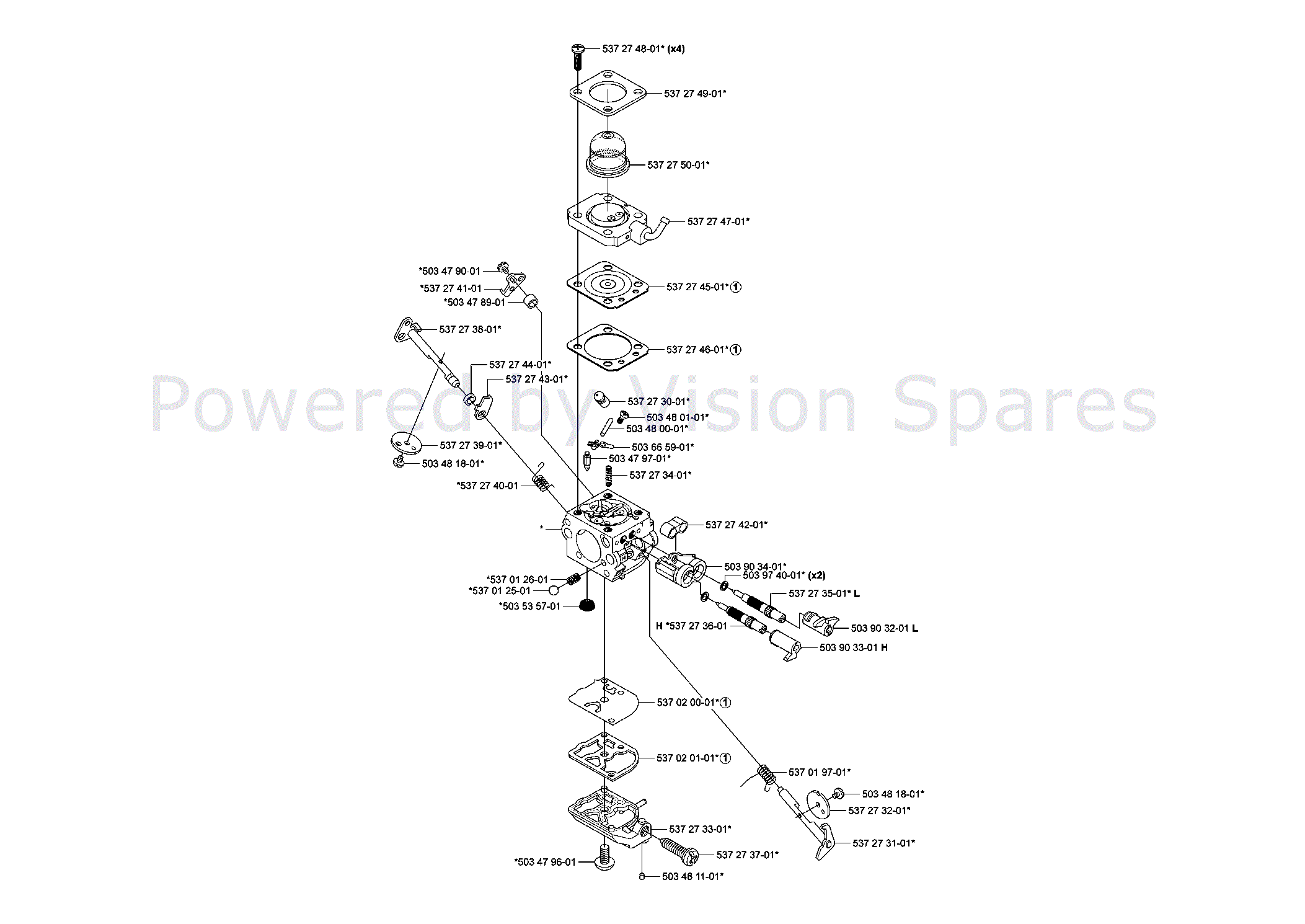 Husqvarna 339XP Chainsaw (2004) Parts Diagram, Page 14