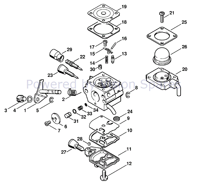 Carburetor for deals stihl fs 45