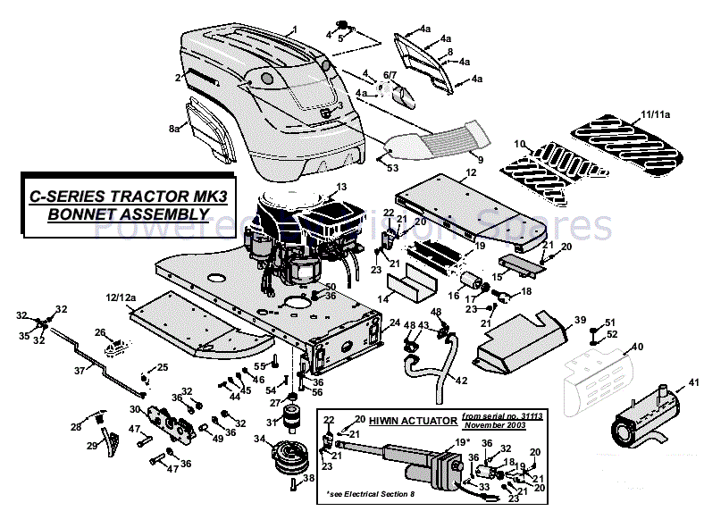Countax C Series Honda Lawn Tractor 2008 (2008) Parts