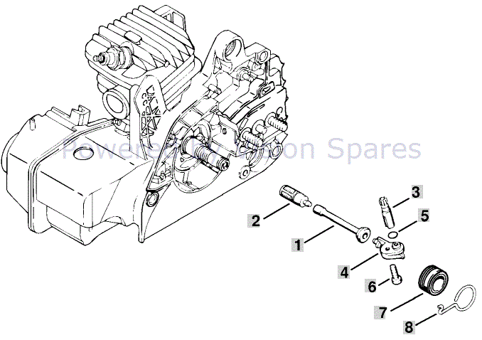 Stihl Ms 230 Chainsaw Ms230c Parts Diagram Oil Pump