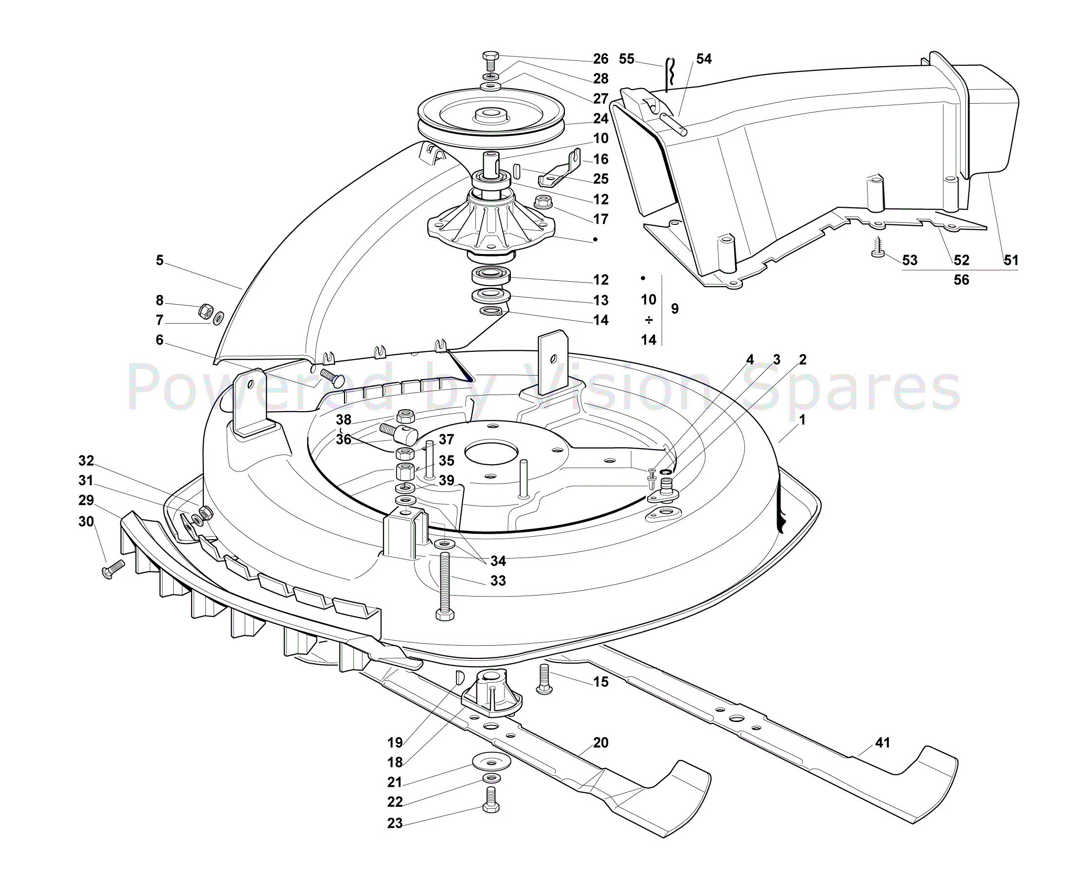 Mountfield 1228H GX Ride on 2010 Parts Diagram Page 9