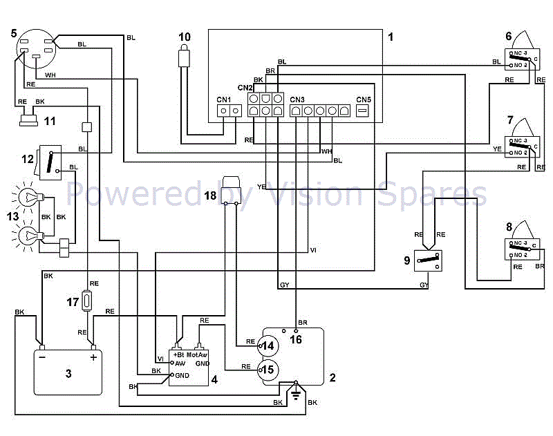Viking MT 545 L Garden Tractor (MT 545 L) Parts Diagram, K