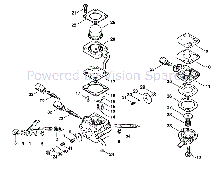 Stihl fs110r outlet carburetor