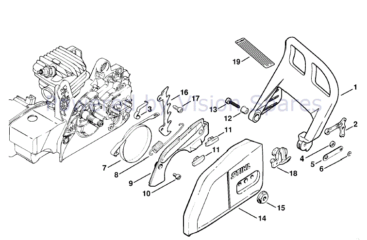 Black & Decker MS500 Parts Diagrams