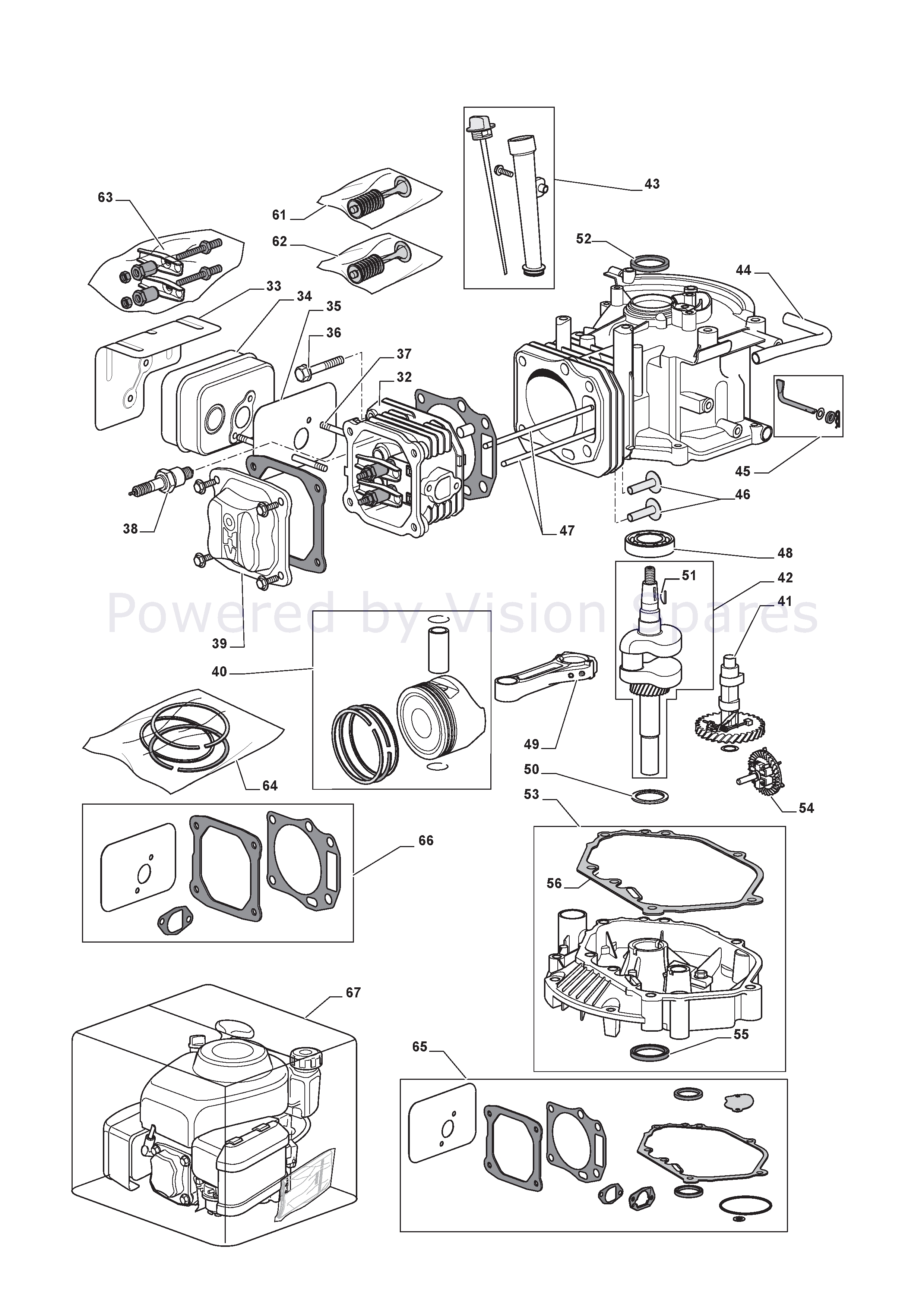 Mountfield RM65 2015 118550433 0 110002RM65 2015 Parts