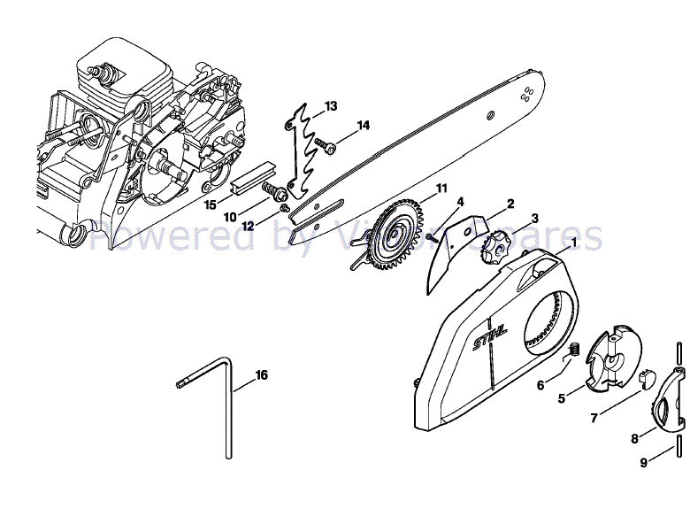 stihl ms170 chainsaw parts manual