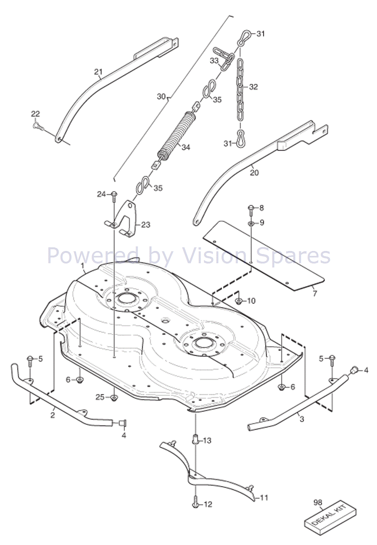 Stiga mower deck parts new arrivals