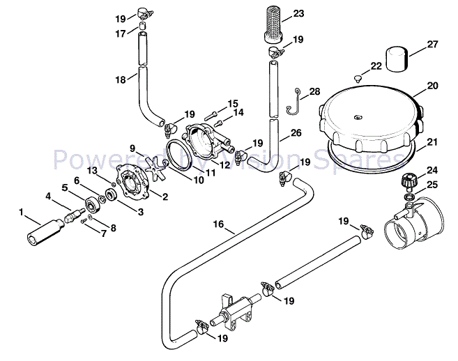 Bekijk het internet Bezighouden Ambassade Stihl SR 420 Mistblower (SR420) Parts Diagram, Pressure pump