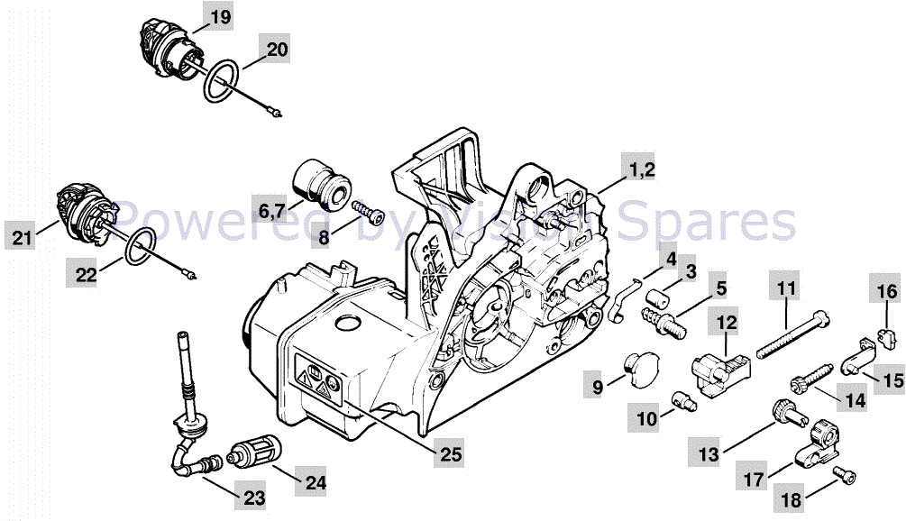 Stihl Ms 230 Chainsaw Ms230c Parts Diagram Engine Housing