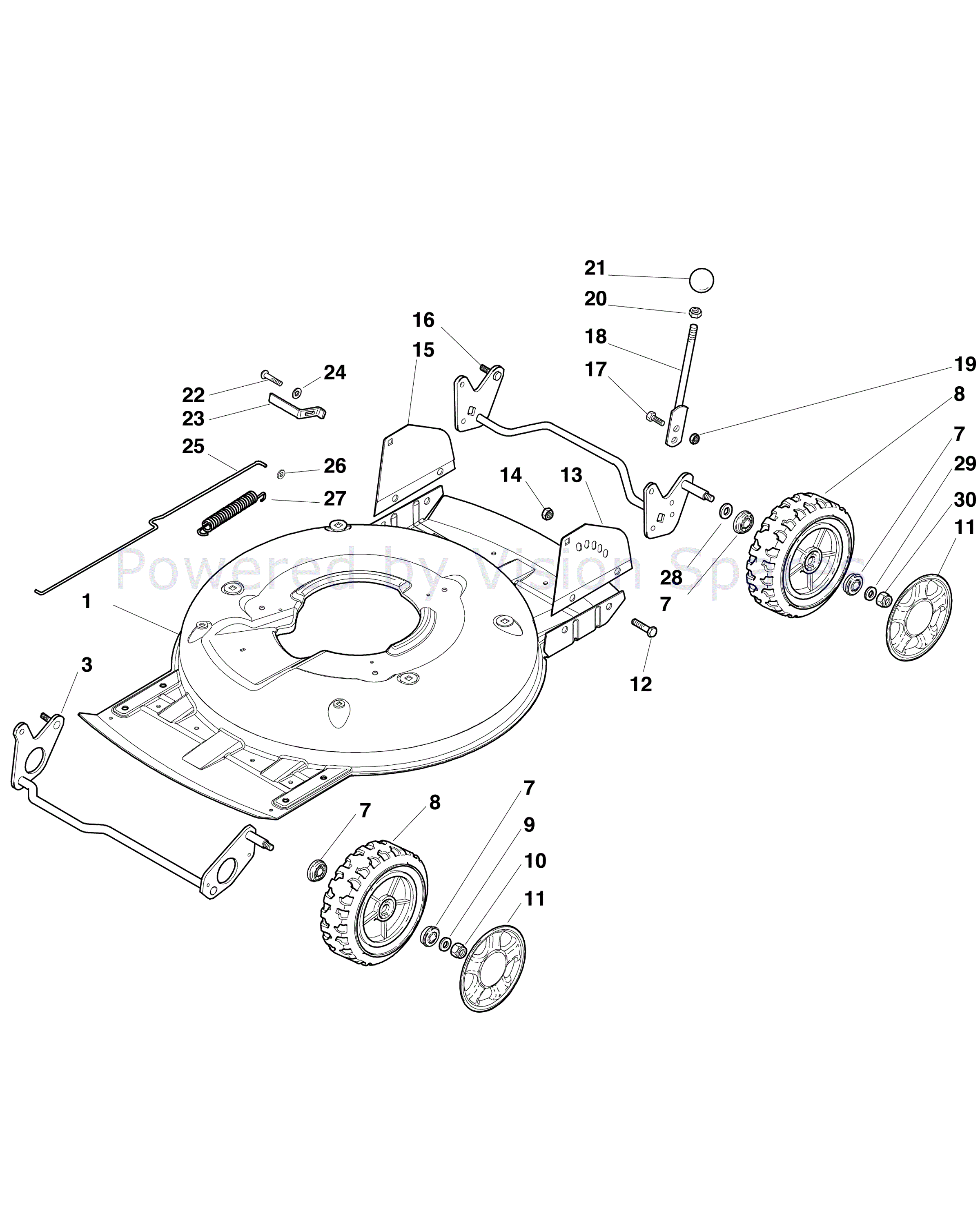 Mountfield MULTICLIP INOX 504 PD 2010 Parts Diagram Page 1